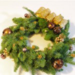 クリスマスリース　レッスン