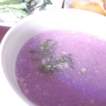 紫芋スープ