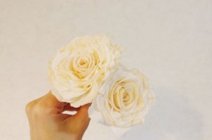 プリザーブドフラワー　ローズメリア（ヘッドドレス）