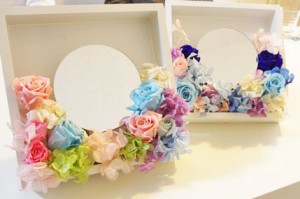 結婚式プリザーブドフラワー贈呈ギフト