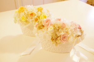 20110417プリザーブドフラワーウェディンググッズ教室