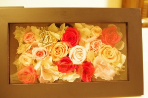 20110420プリザーブドフラワーウェディンググッズ（鳥）