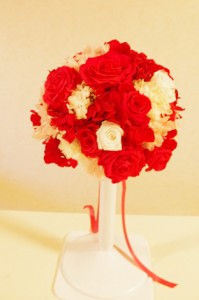 プリザーブド　ラウンドブーケ