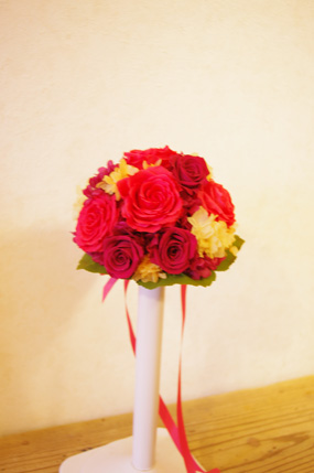 プリザーブドフラワー　ミニブーケ