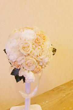 プリザーブドフラワー　ティアドロップブーケ