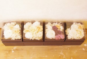 プリザーブドフラワー　ブーケリメイク