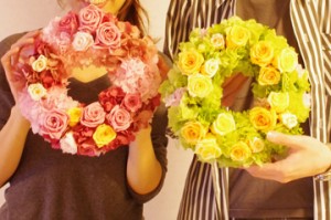 プリザ　披露宴贈呈用リース