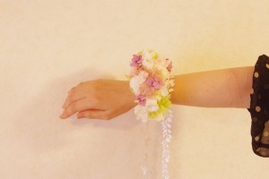 プリザ　リストブーケ